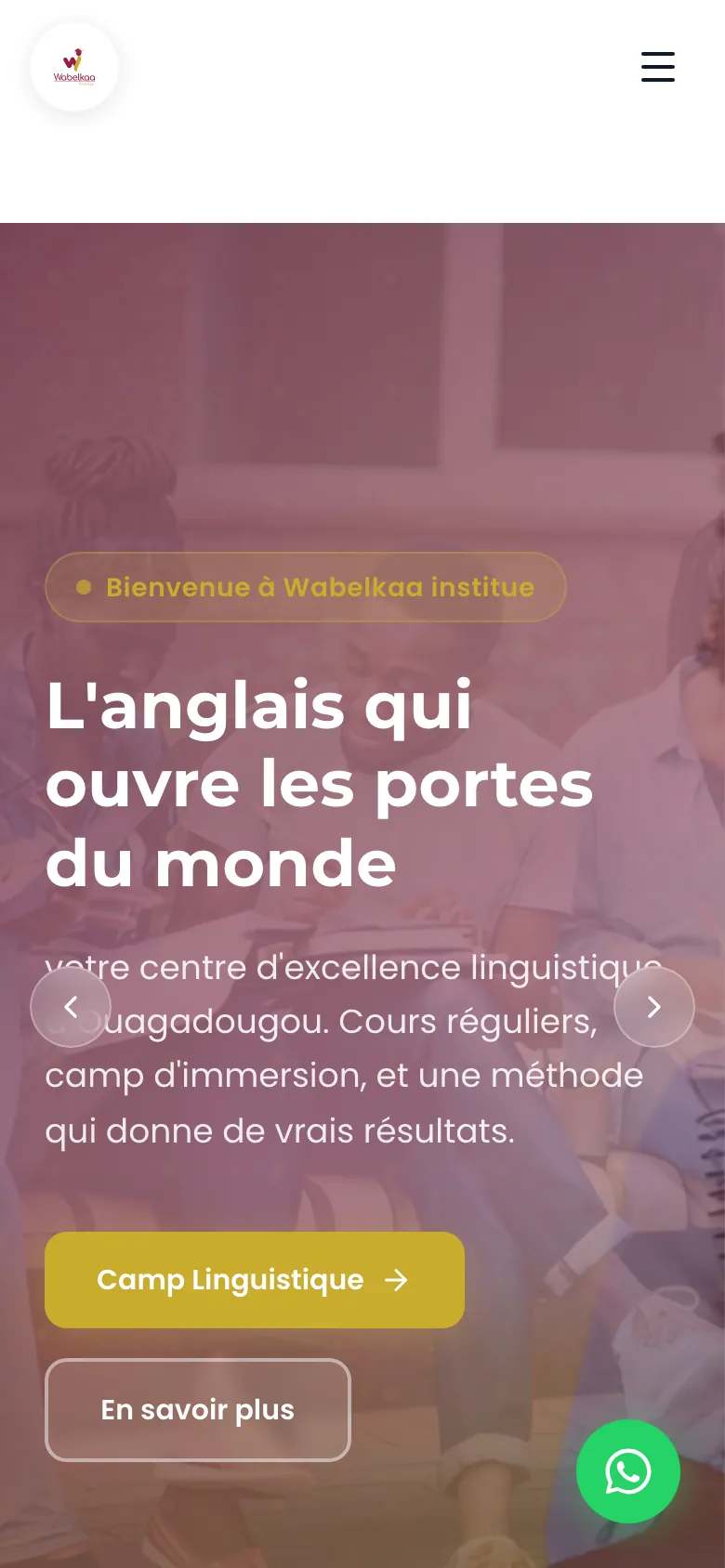 Wabelkaa Institut sur mobile